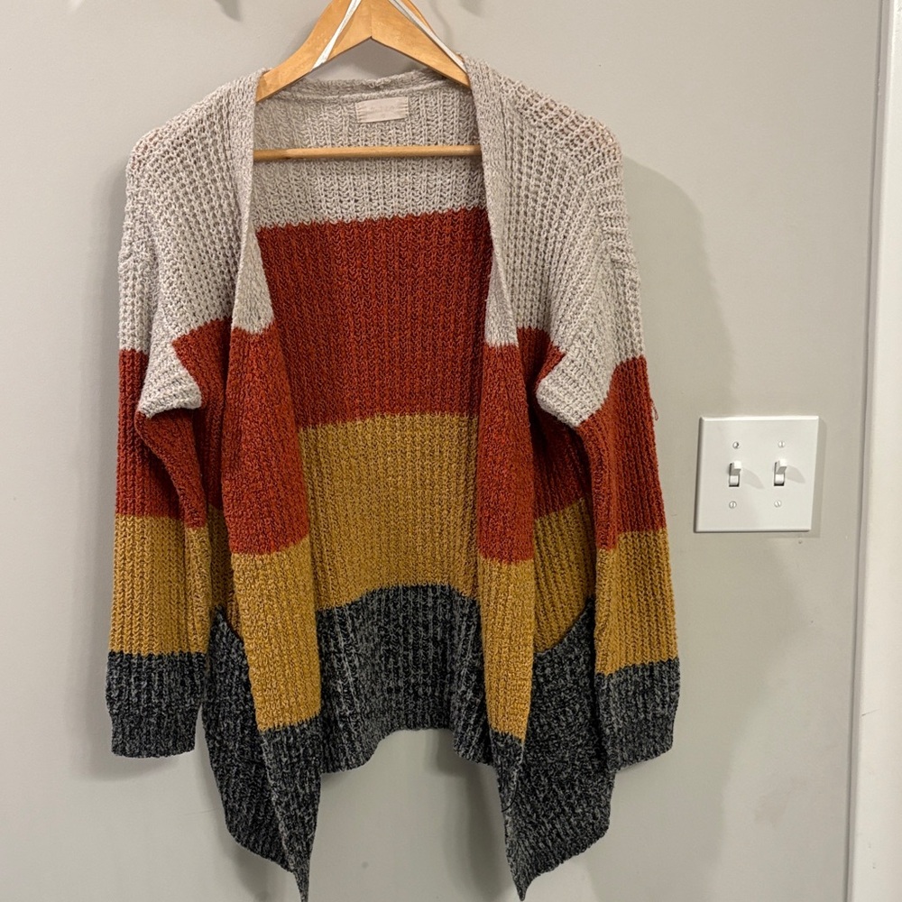 Altar'd State Multicolor Knit Cardigan